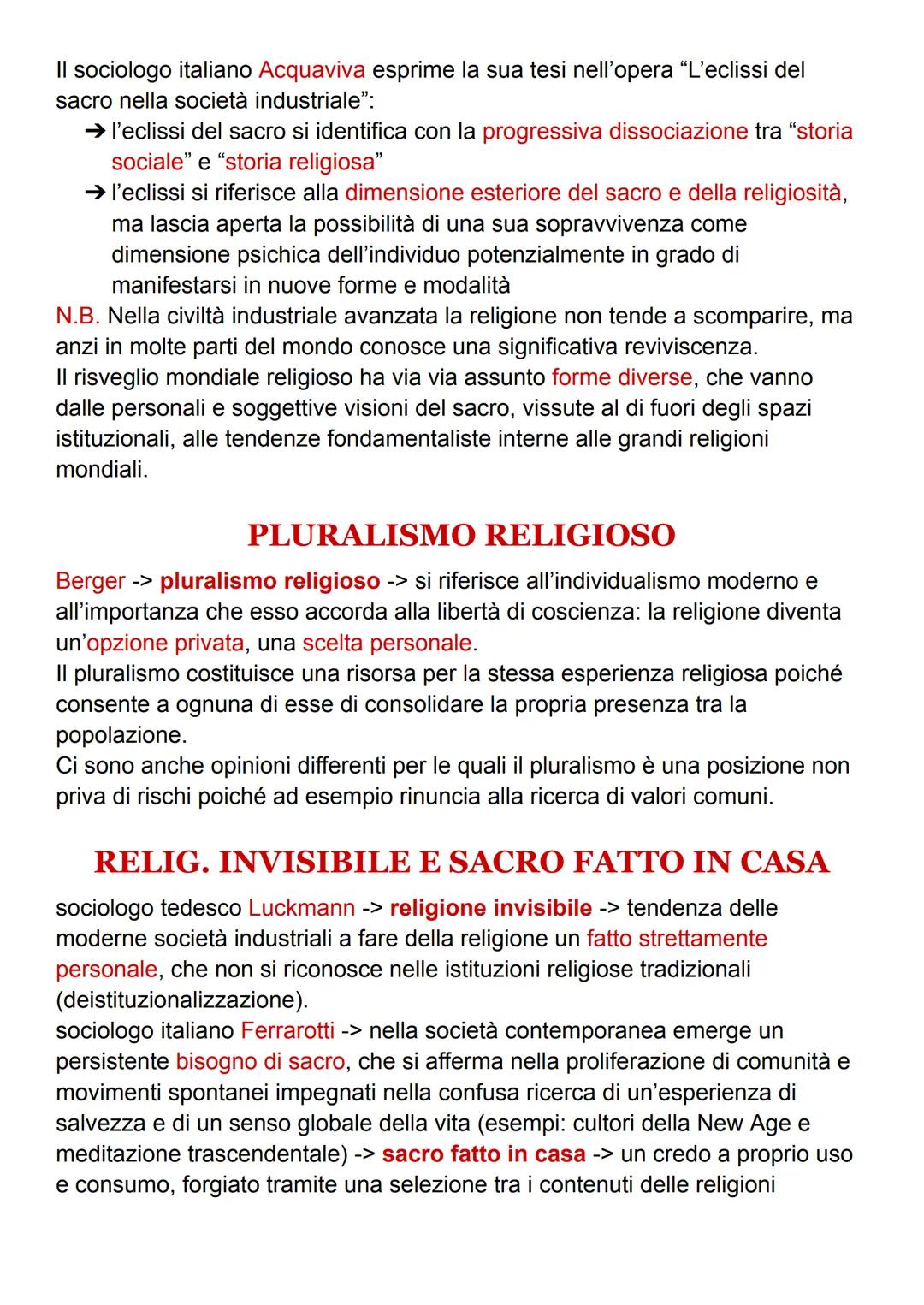 # DIMENSIONE SOCIALE RELIGIONE
religione -> caratteri di una realtà universale
II fenomeno religioso interessa gli studiosi di scienze uma