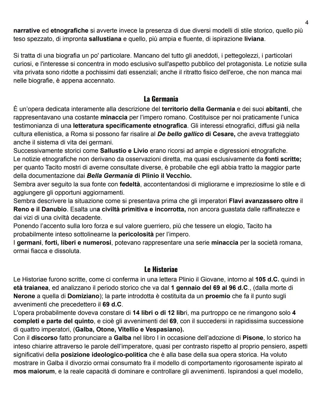 # Tacito
Vita
Nasce intorno al 55 d.C. forse a Terni, da una famiglia forse di condizione equestre. Studiò a Roma e nel
78 sposò la figlia