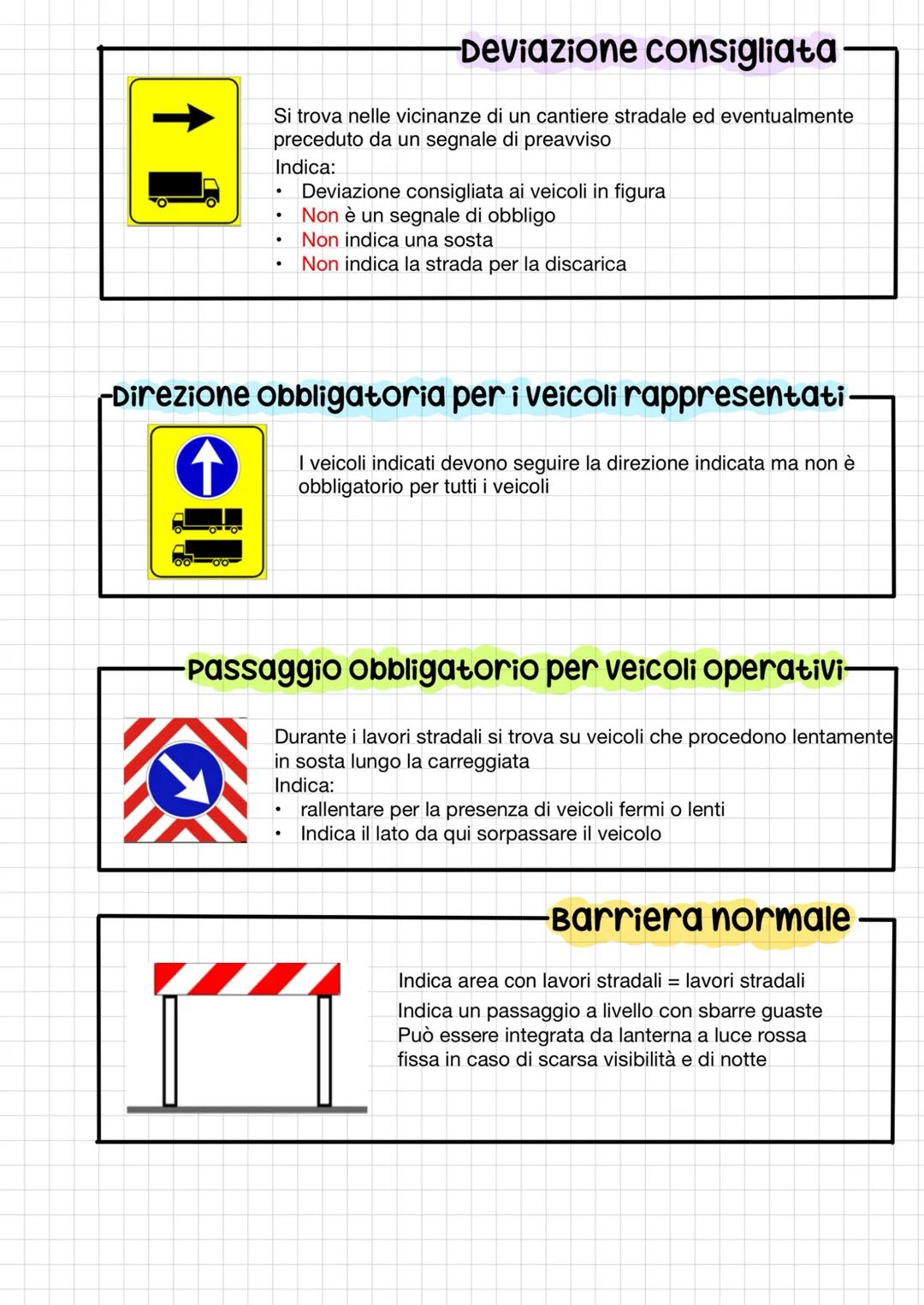 # segnali temporanei
-segnali temporanei di cantiere-
Si trovano in prossimitร di lavori di manutenzione stradale su strade urbane ed
extr