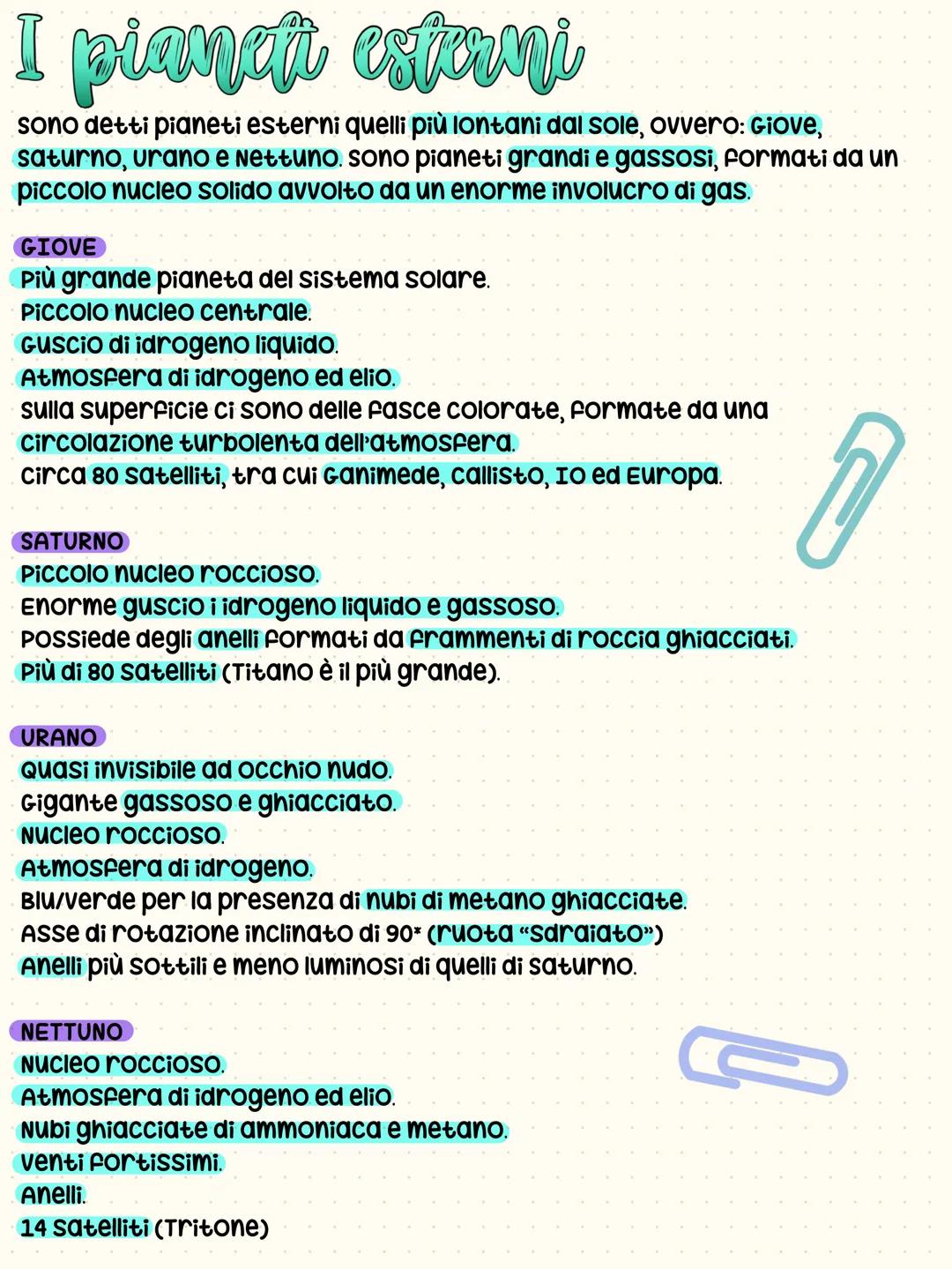 # Il Sistema Solare
Il sistema solare รจ un insieme di corpi gassosi e rocciosi che ruotano
intorno al sole.
I corpi principali del sistema