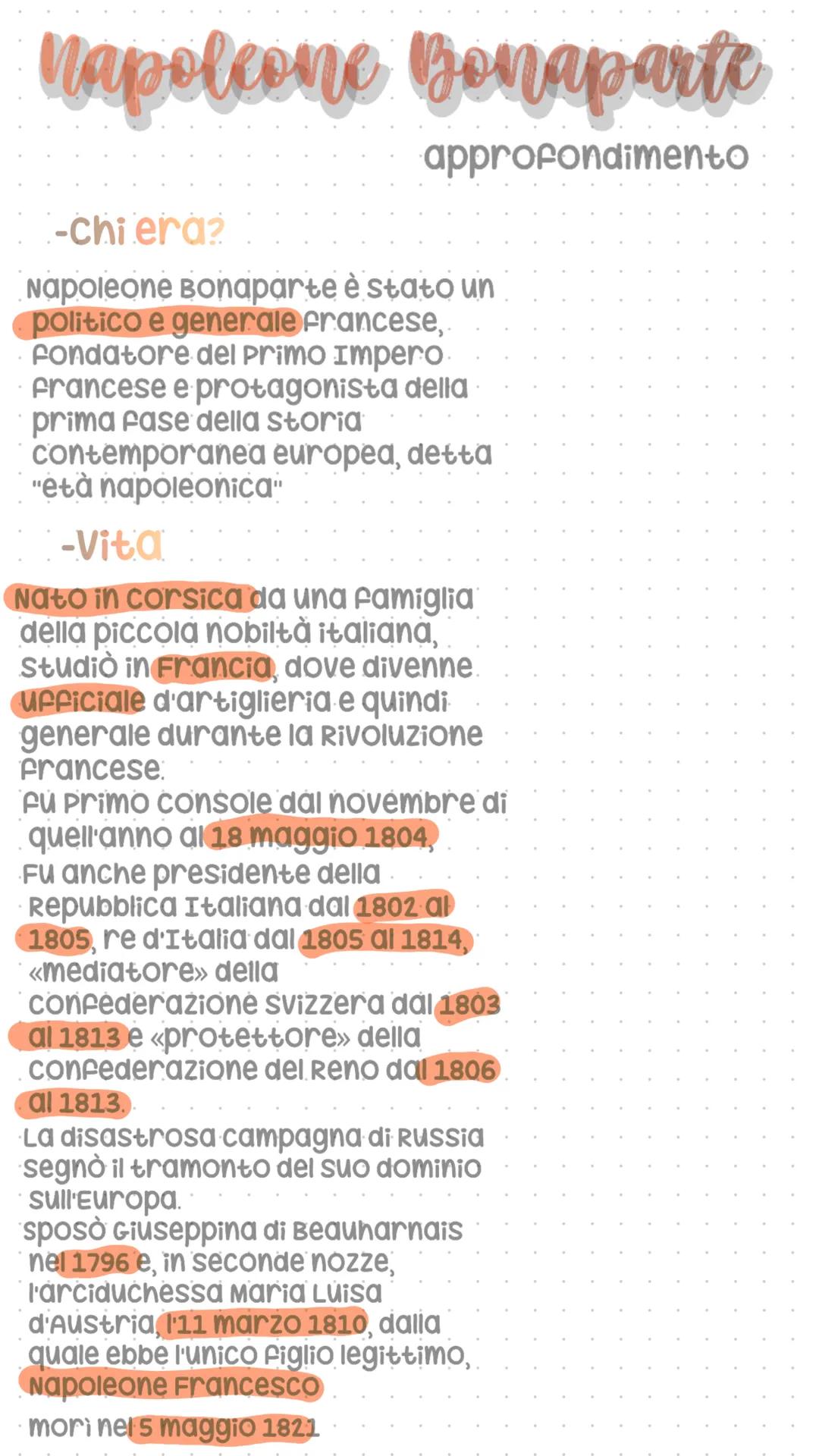 # Napoleone Bonaparte
approfondimento
-chiera?
Napoleone ะฒะพะฟaparte รจ stato un
politico e generale francese,
fondatore del primo Impero
fr
