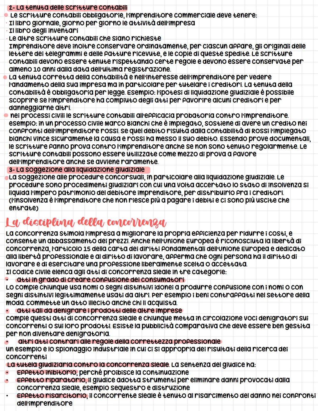 A1 - L'in prenditore
Art. 41. Cost: "l'iniziativa economica privata è libera"
Art. 2082 C.C.: è imprenditore chi esercita professionalmente