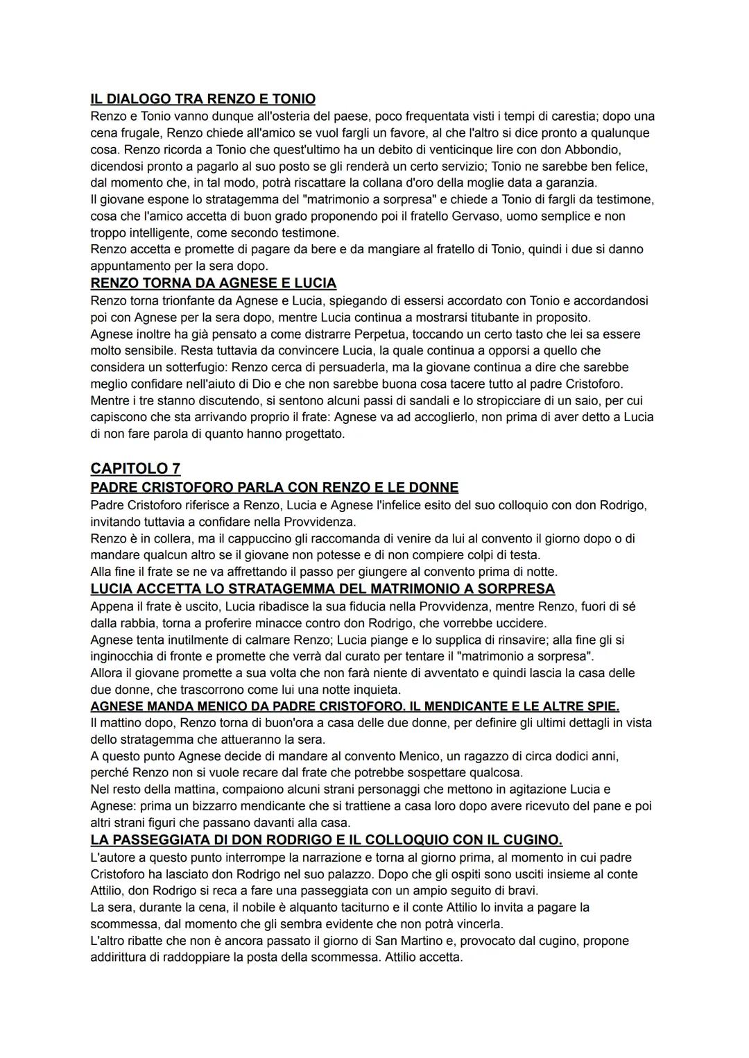 # TRAMA
PROMESSI SPOSI
Manzoni racconta di avere trovato un manoscritto anonimo del 600 e di averne riprodotto con le
stesse parole ampollos