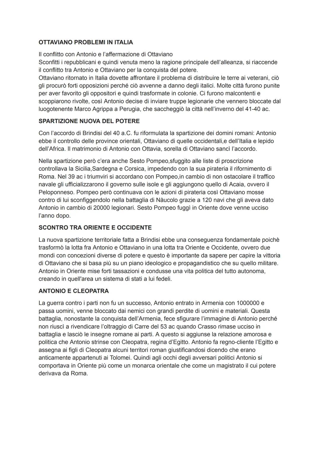 # L'IMPOSSIBILE COMPROMESSO DOPO LA MORTE DI CESARE
Si sgretolano le istituzioni repubblicane. Istituzioni che l'omicidio di Cesare non
sal