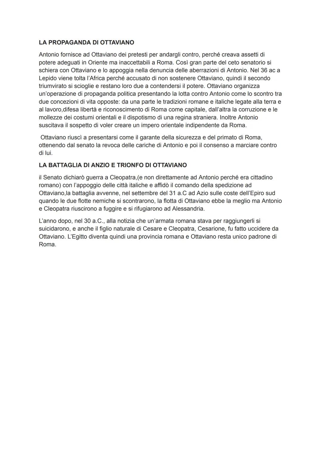 # L'IMPOSSIBILE COMPROMESSO DOPO LA MORTE DI CESARE
Si sgretolano le istituzioni repubblicane. Istituzioni che l'omicidio di Cesare non
sal