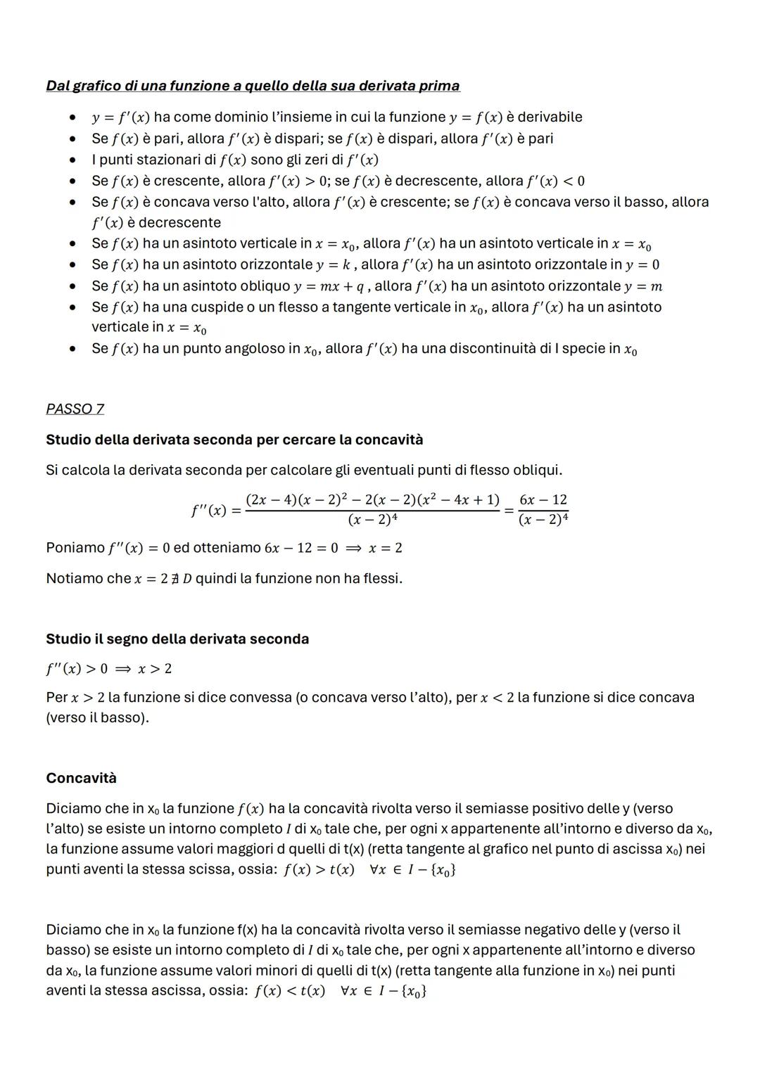 # STUDIO DI FUNZIONE
$y = \frac{x^2 - 1}{x - 2}$
PASSO 1
* Ricerca del dominio (o del campo di esistenza):
Il dominio di una funzione è