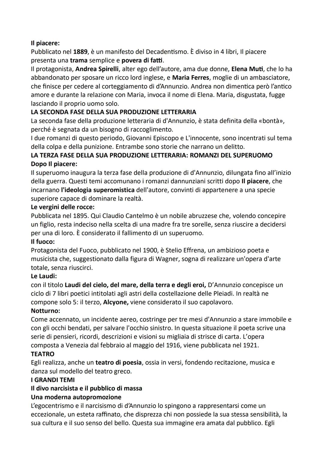 # GABRIELE D'ANNUNZIO
Gabriele D'Annunzio nasce a Pescara nel 1863. Viene mandato dalla famiglia a studiare al
collegio Cicognini di Prato,