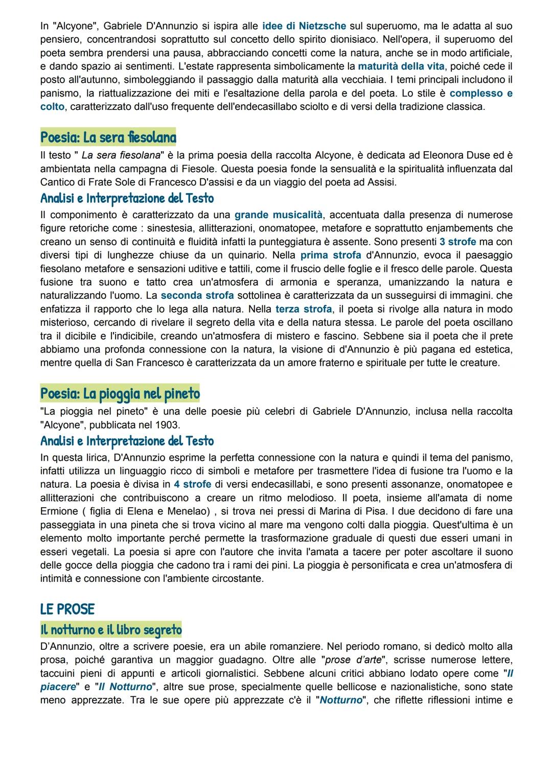 # D'Annunzio
DIFFERENZE TRA PASCOLI E D'ANNUNZIO
D'Annunzio insieme a Pascoli è considerato uno dei più noti esponenti del Decadentismo it