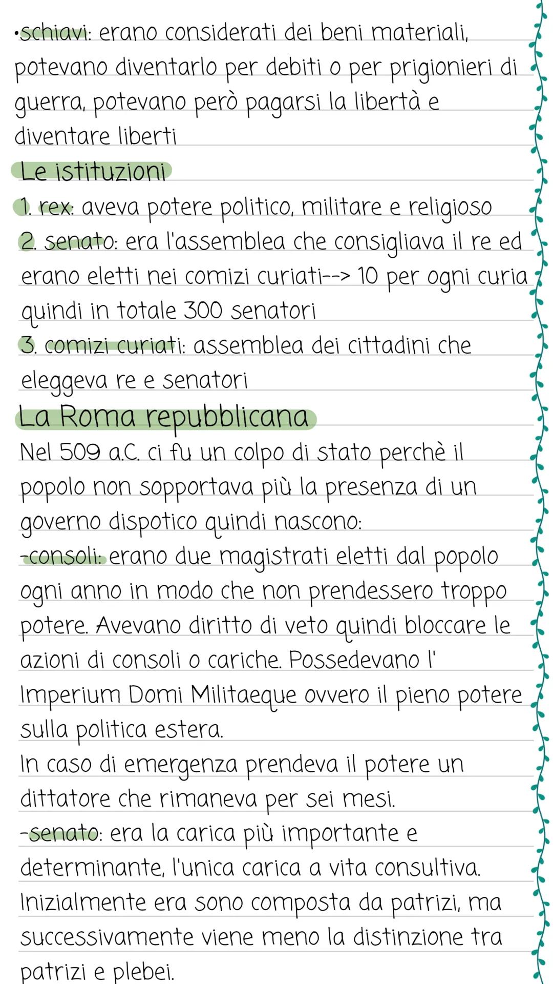 ROMA
La Roma monarchica
17 re di Roma furono:
1. Romolo
2 Numa Pompilio
3. Tullio Ostilio
4. Anco Marzio
5. Tarquinio Prisco
6. Servio Tulli