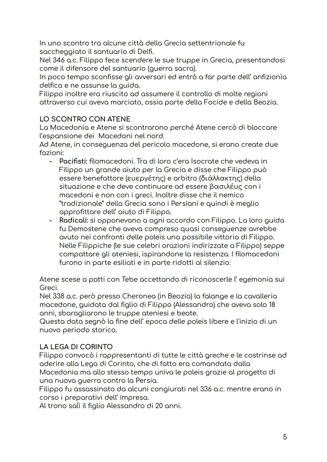 SPARTA E TEBE
Instabilità politica in tutto il IV secolo a.c. a causa della guerra del
Peloponneso. La guerra:
1. Mise a nudo le contraddizi