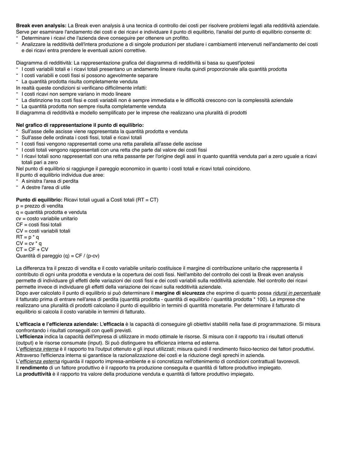 # CONTABILITÀ GESTIONALE
ELEMENTI SISTEMA INFORMATIVO DIREZIONALE: II sistema informativo deve fornire agli organi aziendali le informazion