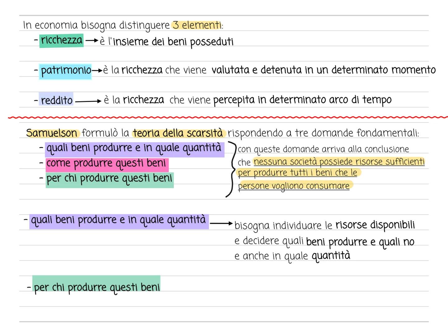 # I principi generali dell' economia
Il termine economia deriva dal greco e significa occuparsi della gestione della casa
|| sistema econo