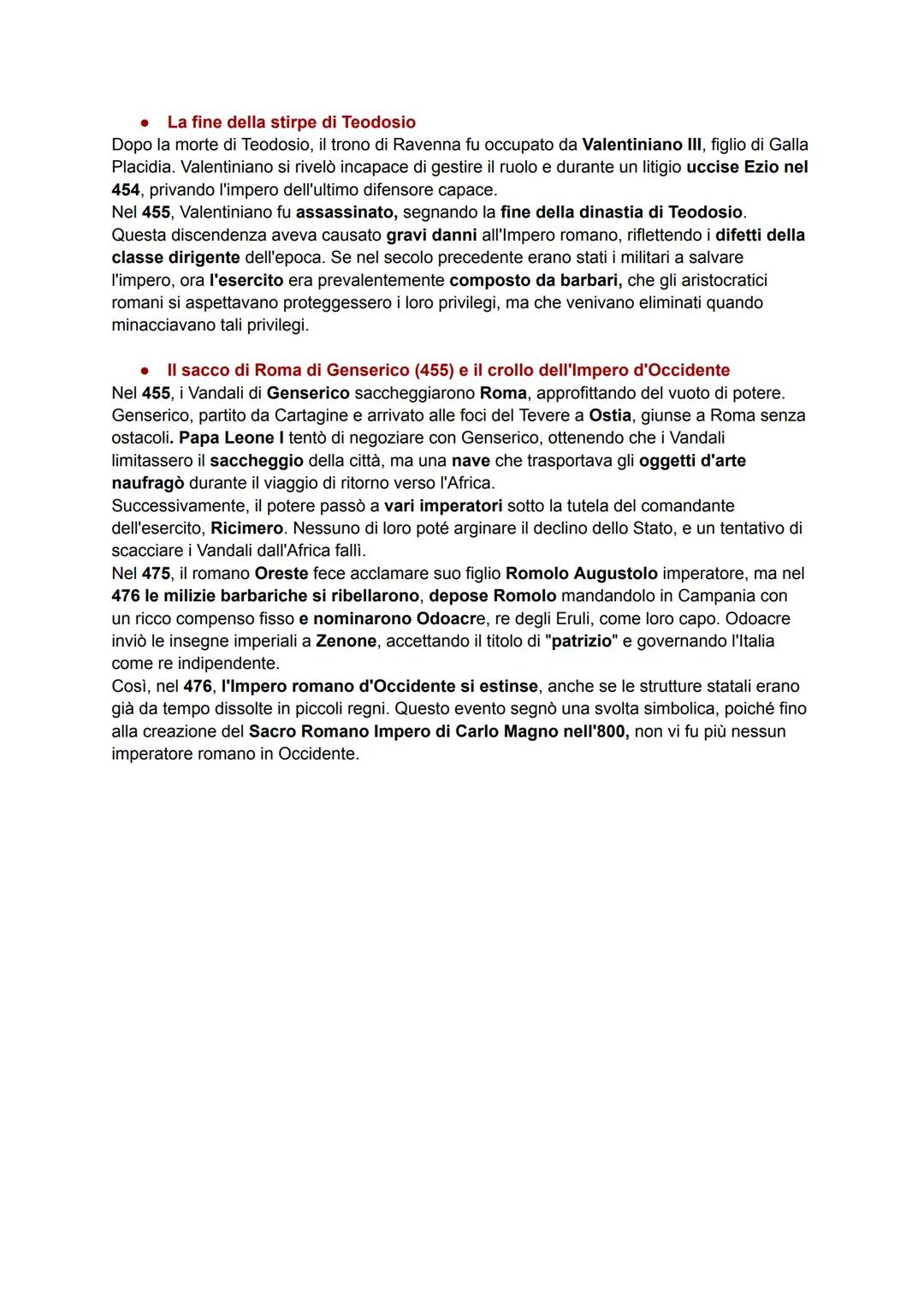 1. LA FINE DEL MONDO ANTICO
•
Un'epoca di grandi processi storici
La crisi dell'anarchia militare" nel III secolo, insieme alla successiva c