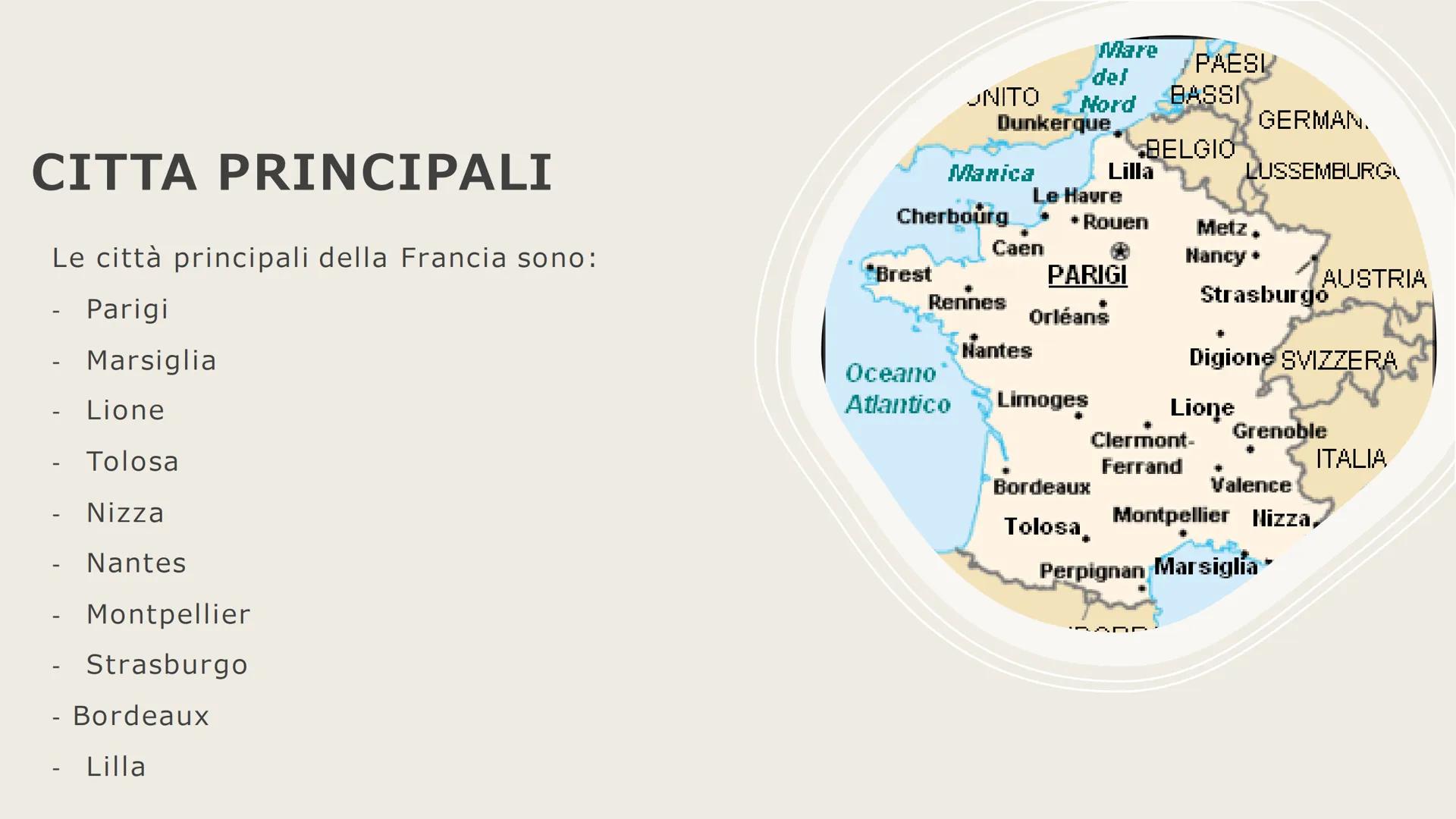 # LA FRANCIA
Aurora Santoru Regno Unito
Calais
Belgio
La Manica
Lilla
Lens
ppa.com
Abbeville Alta Francia
Chachourg
Δ
Brest Morlaix
Quimper