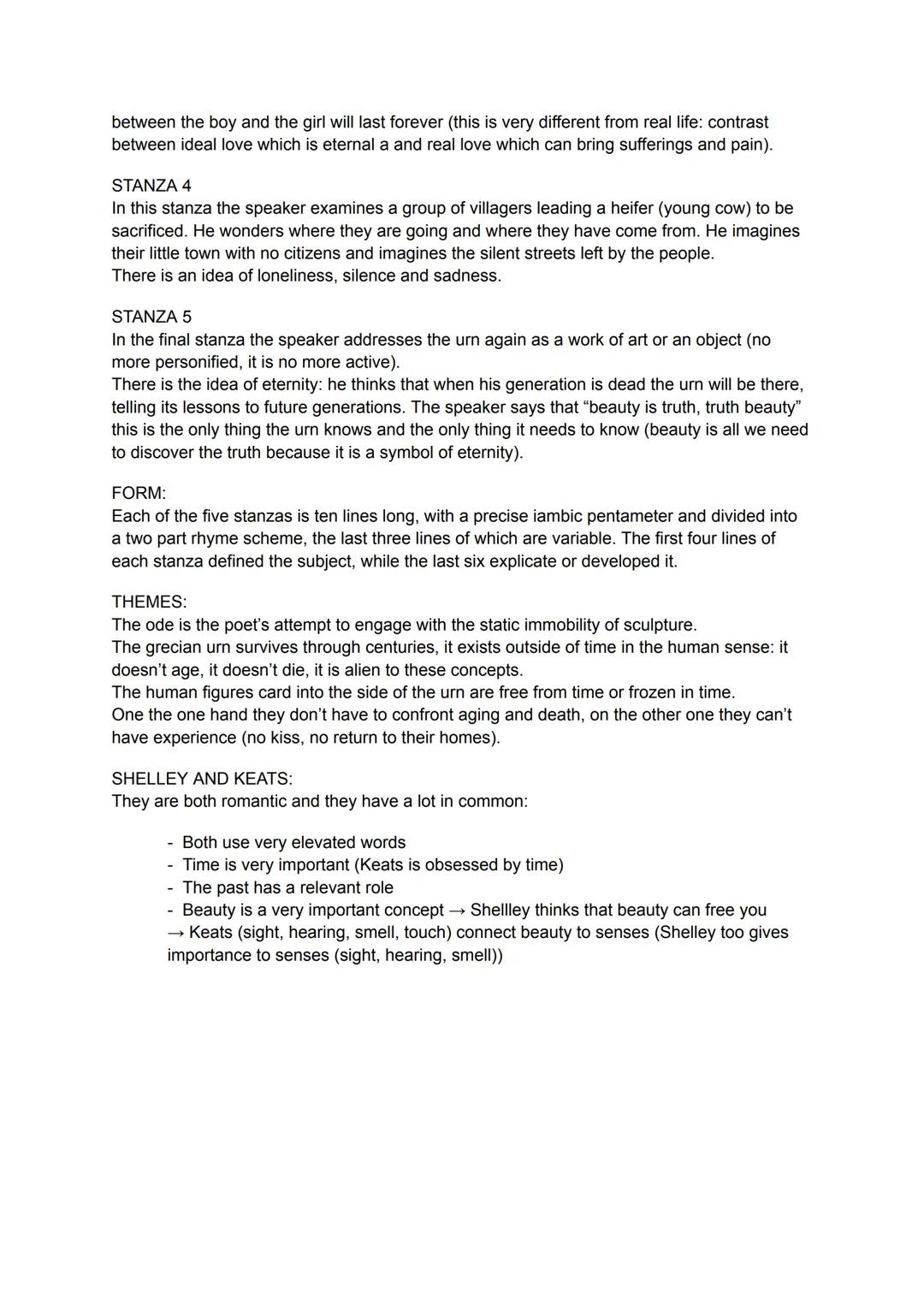 # KEATS
LIFE
He is the greatest member of the second generation of romantic poets. He is romantic in:
- His enjoyment of sensation
- His