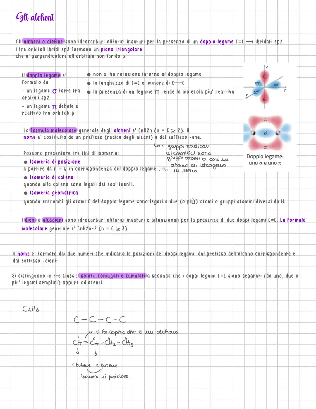 I composti del carbonio
I composti organici sono composti del carbonio.
La chimica organica e' l'ambito specifico che studia la chimica
del