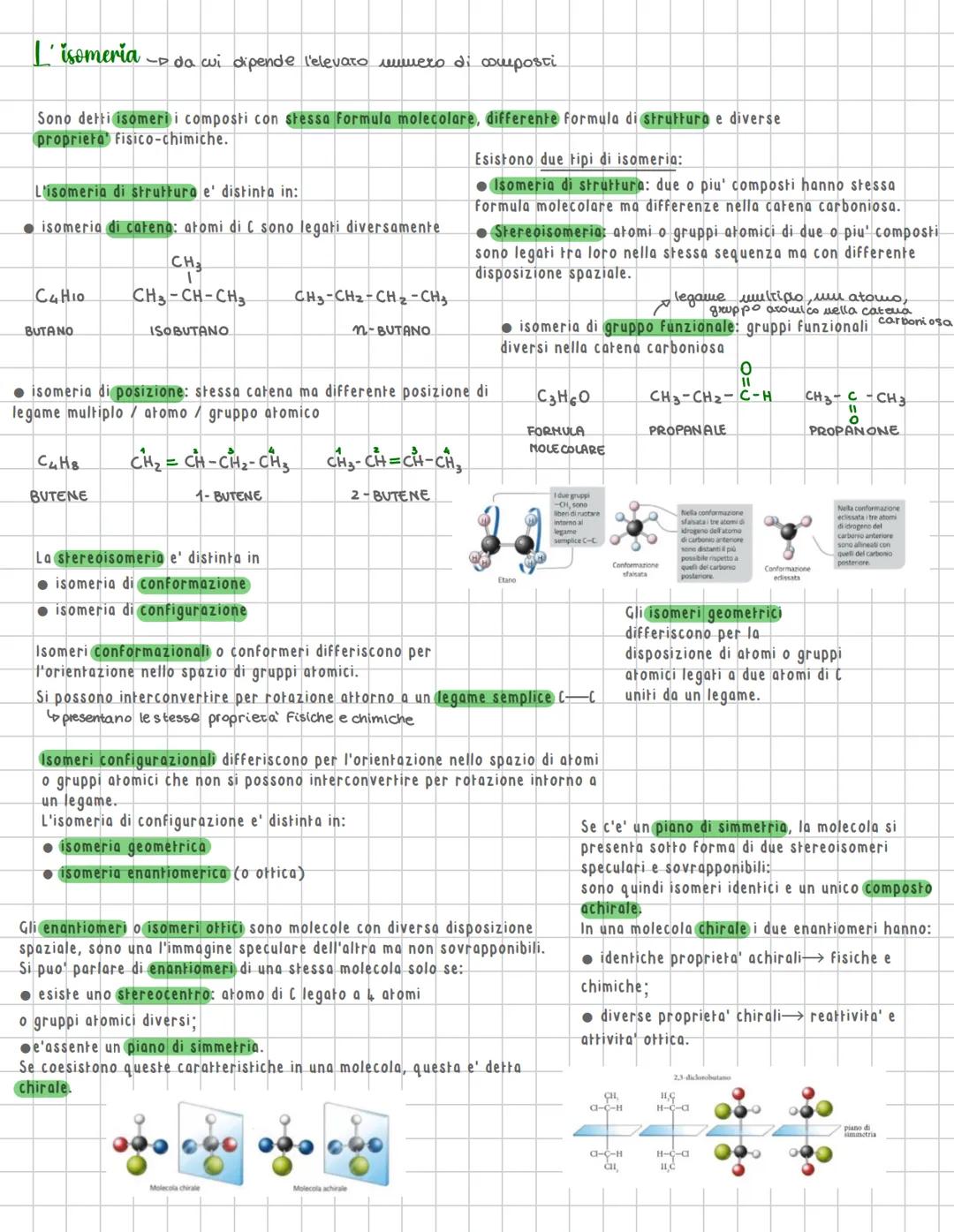 I composti del carbonio
I composti organici sono composti del carbonio.
La chimica organica e' l'ambito specifico che studia la chimica
del