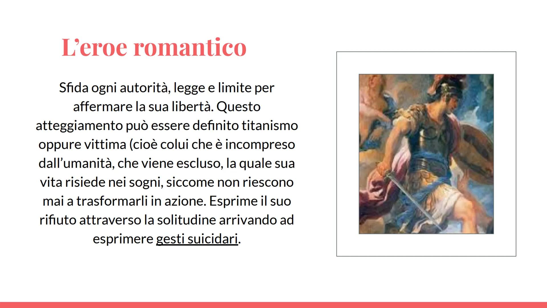 ROMANTICISMO
fine '700 fino alla seconda
metà dell''800 # Il termine
Iniziò ad essere usato nella seconda metà
del '600.
Inizialmente ave