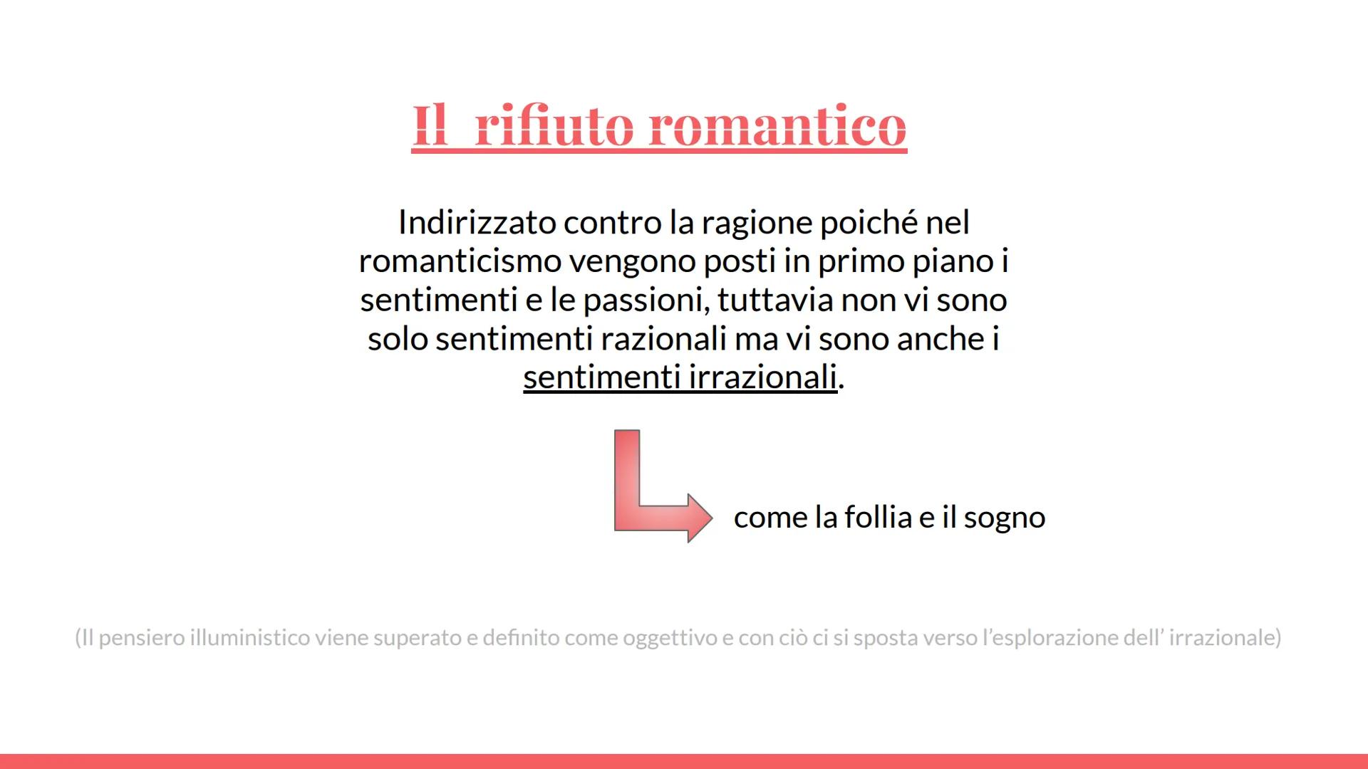 ROMANTICISMO
fine '700 fino alla seconda
metà dell''800 # Il termine
Iniziò ad essere usato nella seconda metà
del '600.
Inizialmente ave