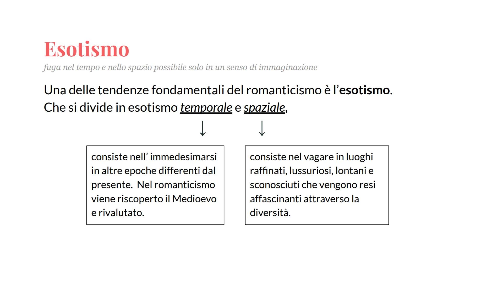 ROMANTICISMO
fine '700 fino alla seconda
metà dell''800 # Il termine
Iniziò ad essere usato nella seconda metà
del '600.
Inizialmente ave