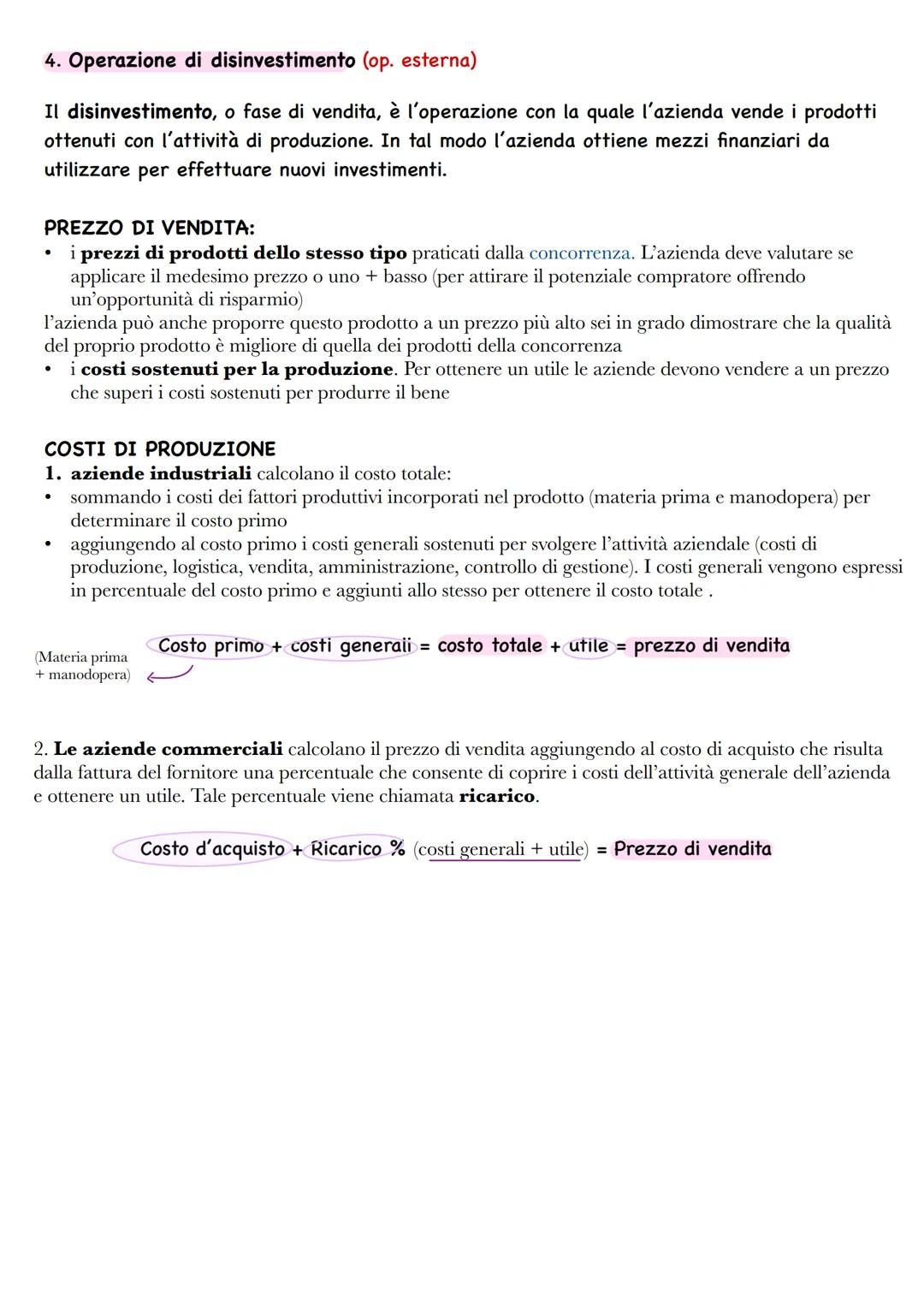 # la gestione aziendale
È l'insieme delle operazioni compiute dall'azienda per lo scopo di raggiungere un guadagno
OPERAZIONE
esterna
*