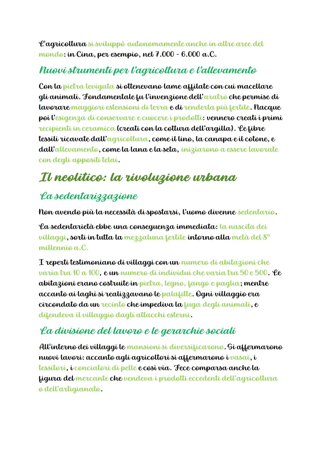 LE ETA' DELLA PREISTORIA E L'INIZIO DELLA
STORIA
I periodi della preistoria
Il termine preistoria significa "prima della storia" e indica il