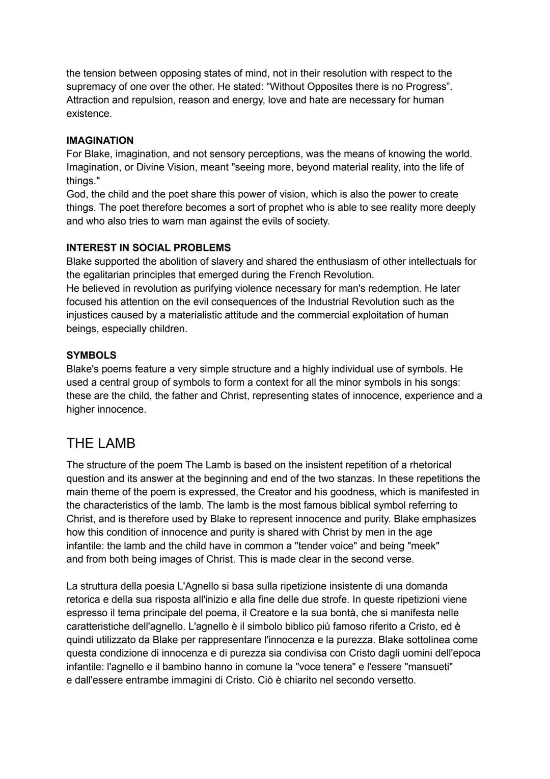 # WILLIAM BLAKE
LIFE
William Blake was born in London in 1757. His origins were humble and he remained poor
throughout his life. He trained