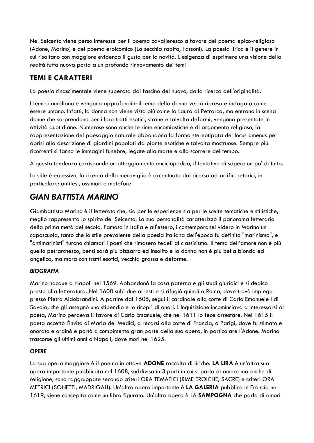 IL SEICENTO
Il Seicento è un secolo composto da due elementi caratterizzanti: la Rivoluzione scientifica e il
Barocco.
Esso fu un secolo di