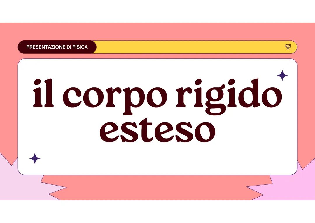 Il Corpo Rigido: Condizioni e Principi