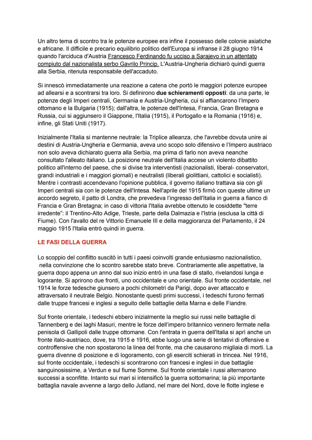Ripasso generale, concetti chiave per interrogazione su tutto il programma.
CAPITOLO 1
LA BELLE ÉPOQUE TRA LUCI ED OMBRE
Tra la fine del X
