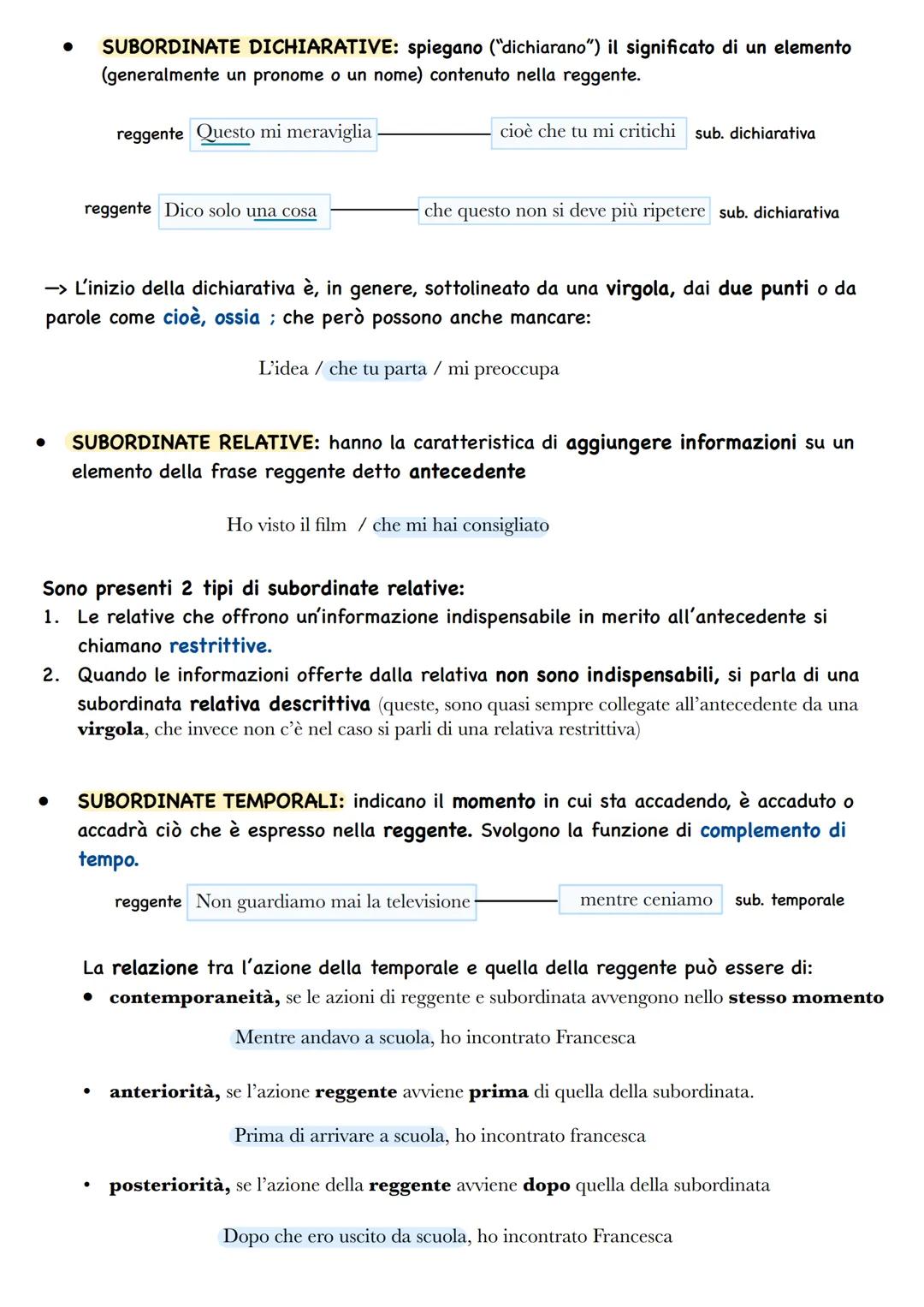 # l'analisi del periodo
Il periodo è l'insieme di due o più frasi (o proposizioni) collegate
sintatticamente tra loro.
* coordinate -> l