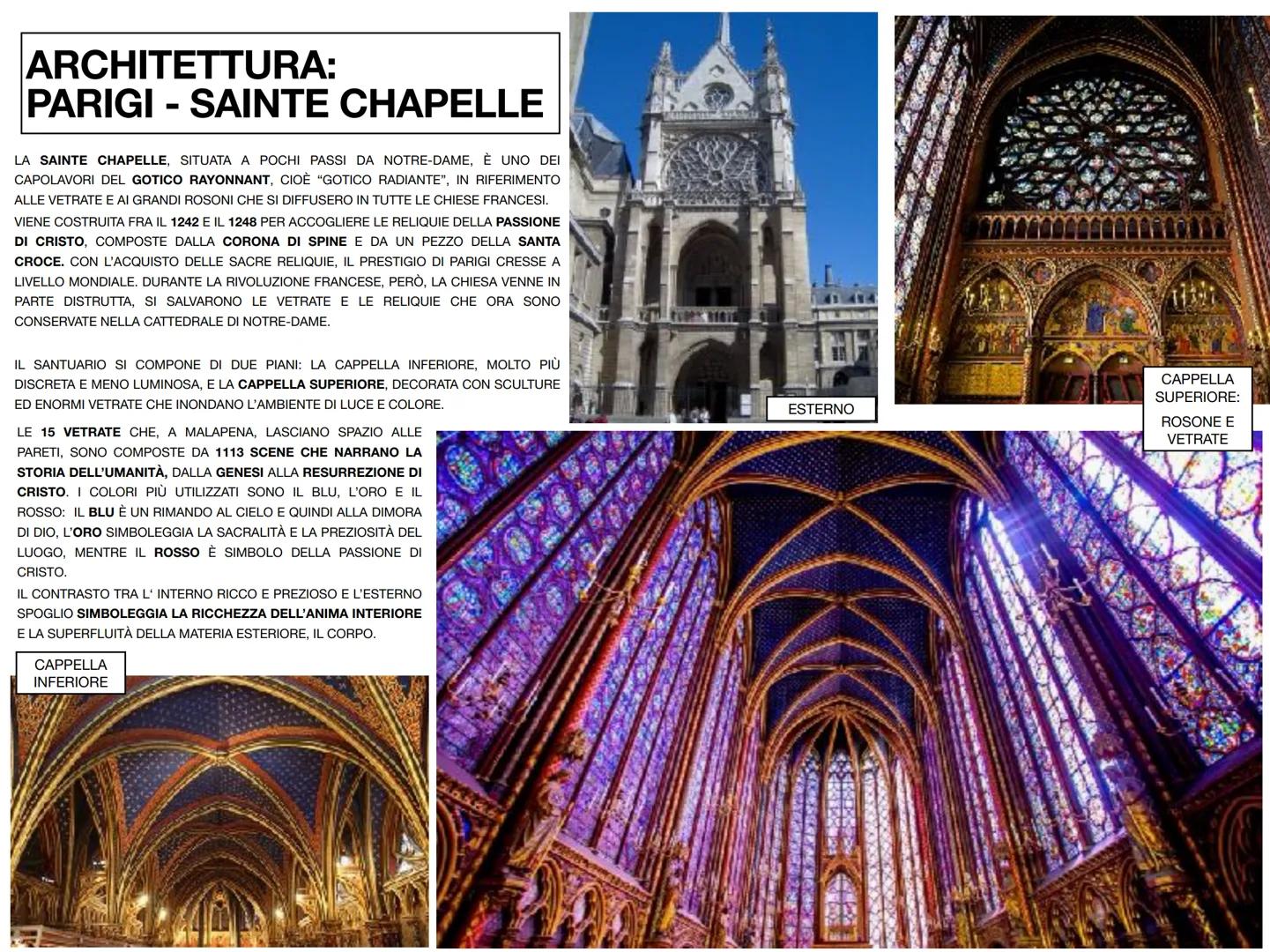 # ARTE GOTICA ARCHITETTURA
IL GOTICO E UN LINGUAGGIO CHE NASCE NEL NORD DELLA
FRANCIA INTORNO ALLA META DEL XII SECOLO E PROSEGUE IL SUO
SV