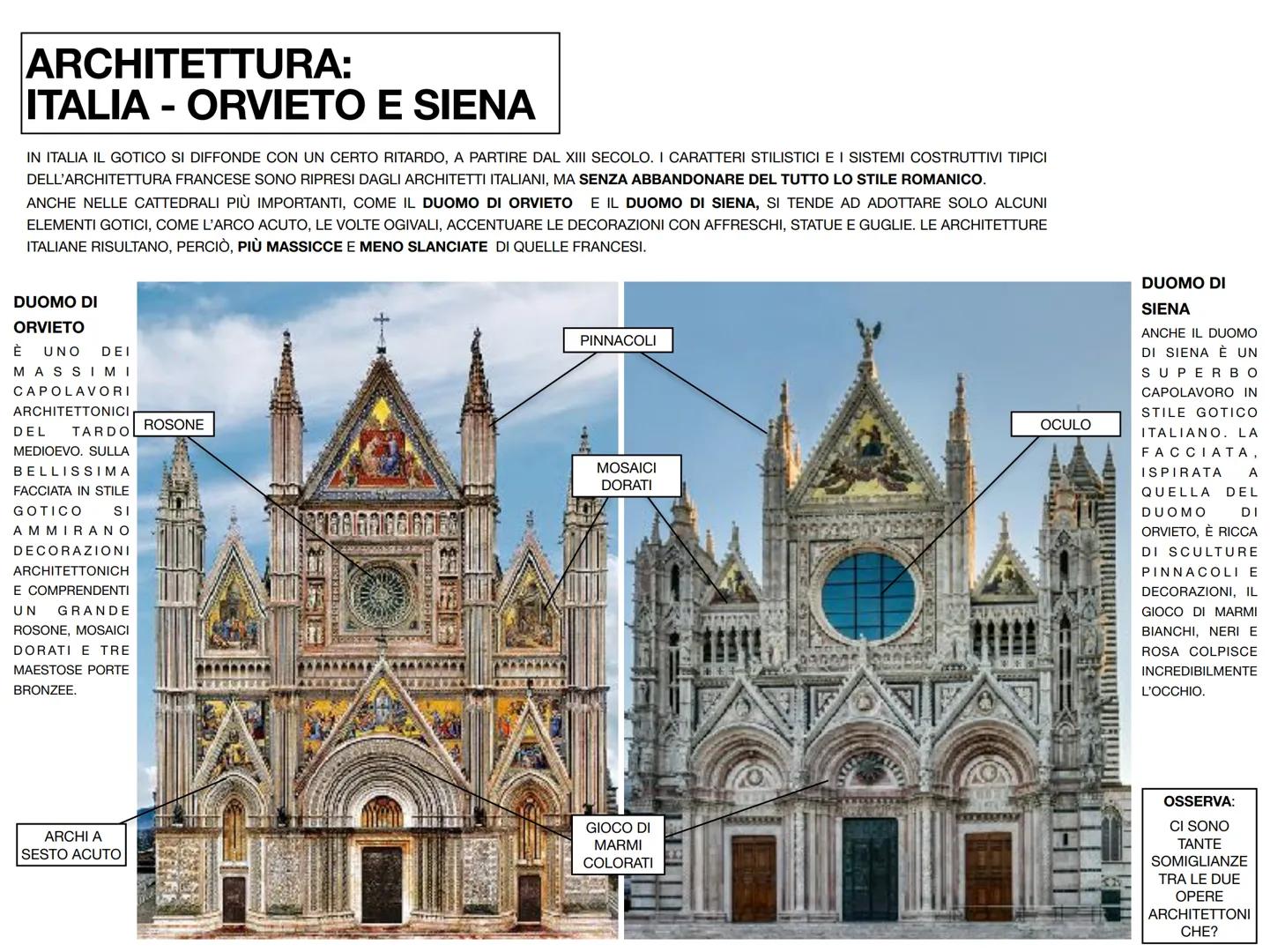 # ARTE GOTICA ARCHITETTURA
IL GOTICO E UN LINGUAGGIO CHE NASCE NEL NORD DELLA
FRANCIA INTORNO ALLA META DEL XII SECOLO E PROSEGUE IL SUO
SV