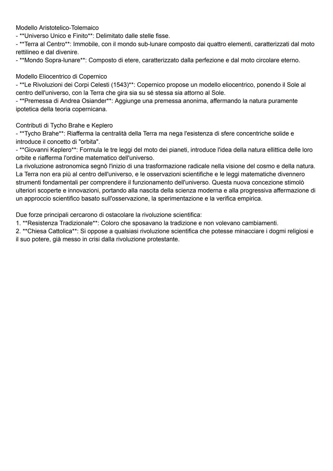 # La Rivoluzione Scientifica
Tra il 1543, anno di pubblicazione del libro copernicano "Le rivoluzioni dei corpi celesti", e il 1687, anno di