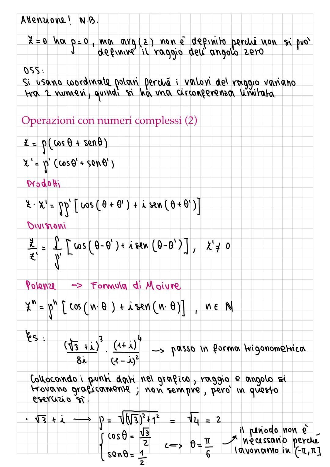 # Numeri complessi
Trallazione intuitiva: x² + 1 =0, x²=-1-> impossibile nel
campo dei numeri IR
Se poniamo la √-1 uguale a i (√-1 = i) =>
