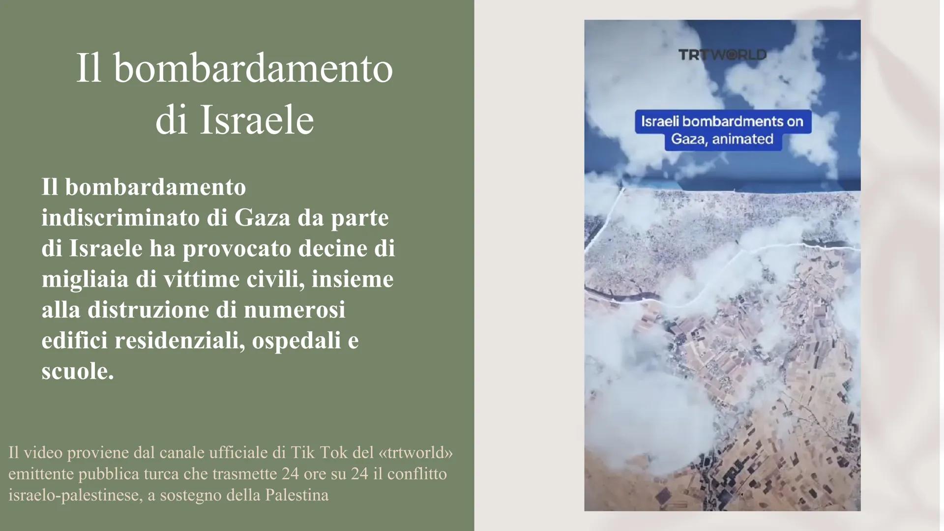 Il conflitto Israelo-Palestinese
«Una vittoria non è tale se non mette fine alla guerra» # Paesi coinvolti
nel conflitto
La guerra Israelo