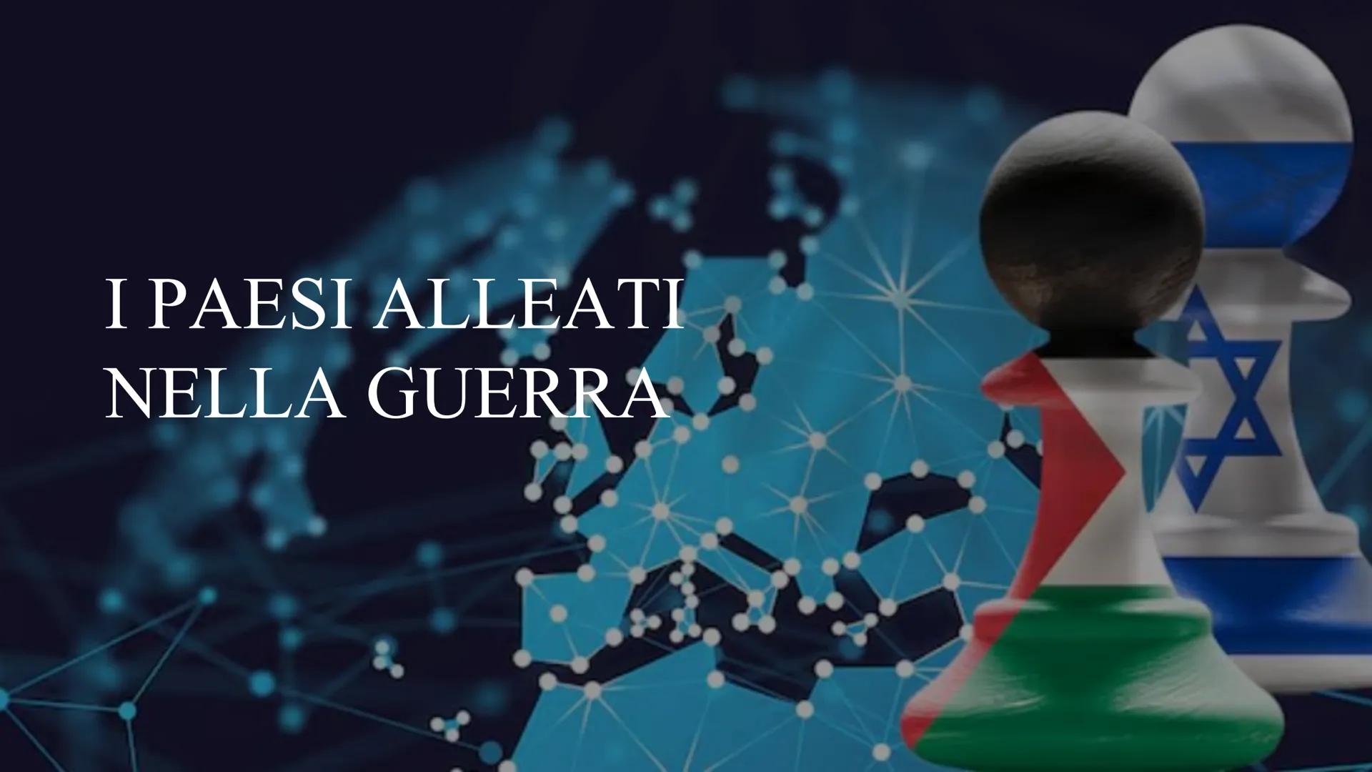 Il conflitto Israelo-Palestinese
«Una vittoria non è tale se non mette fine alla guerra» # Paesi coinvolti
nel conflitto
La guerra Israelo