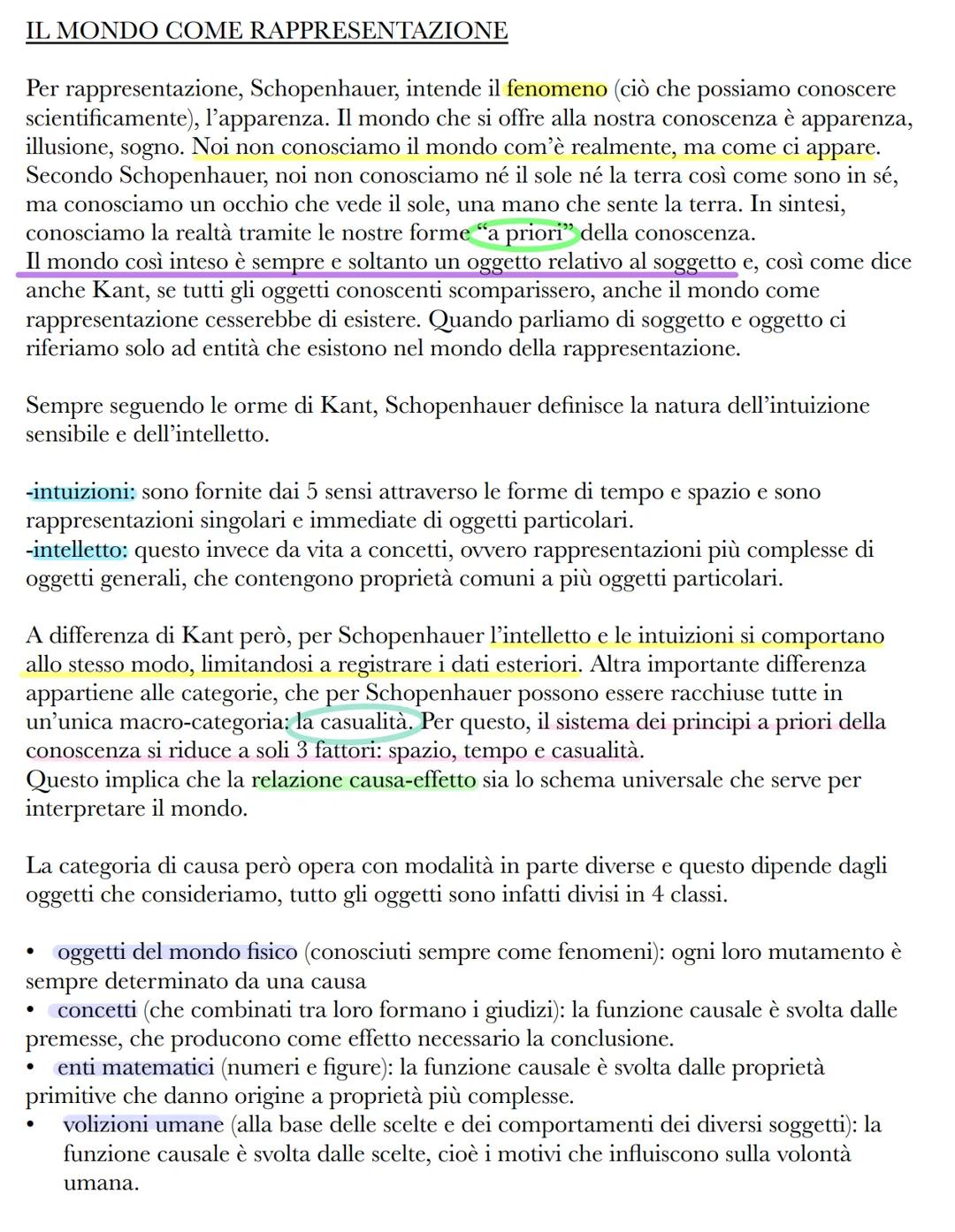 Schopenhauer
Ha vissuto tra fine 700 e metà 800, è un filosofo che nasce da una famiglia molto
agiata, sembrava dover essere destinato a con