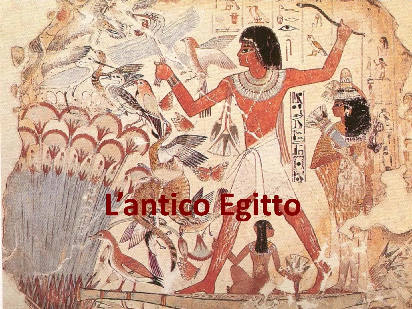 # L'antico Egitto # L'antico Egitto
# L'Egitto dono del Nilo
rivoluzione neolitica attorno al 4500 a.C.
L
rapido aumento della popolazio
