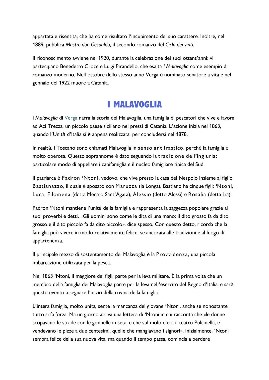 # Giovanni Verga
Giovanni Verga nasce a Catania nel 1840 da una famiglia di proprietari terrieridi di idee
liberali e antiborboniche. Nel 1
