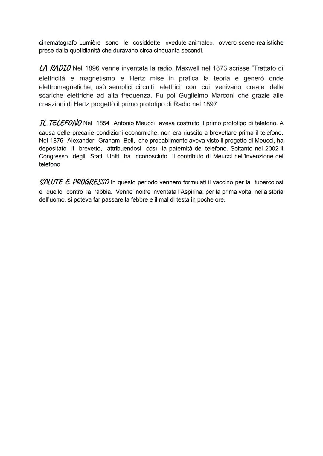 # BELLE ÉPOQUE: L'EPOCA DEL BENESSERE
Col nome di "Belle Epoque" si indica il periodo che va da 1871 a 1914. La Belle Epoque
viene anche ch
