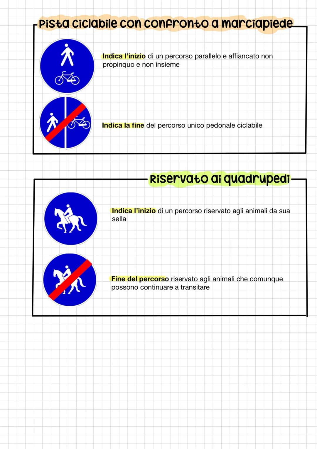 # segnali di obbligo
-caratteristiche generali
Sono segnali di prescrizione di obbligo a proseguire nell'unica direzione consentita
indicat