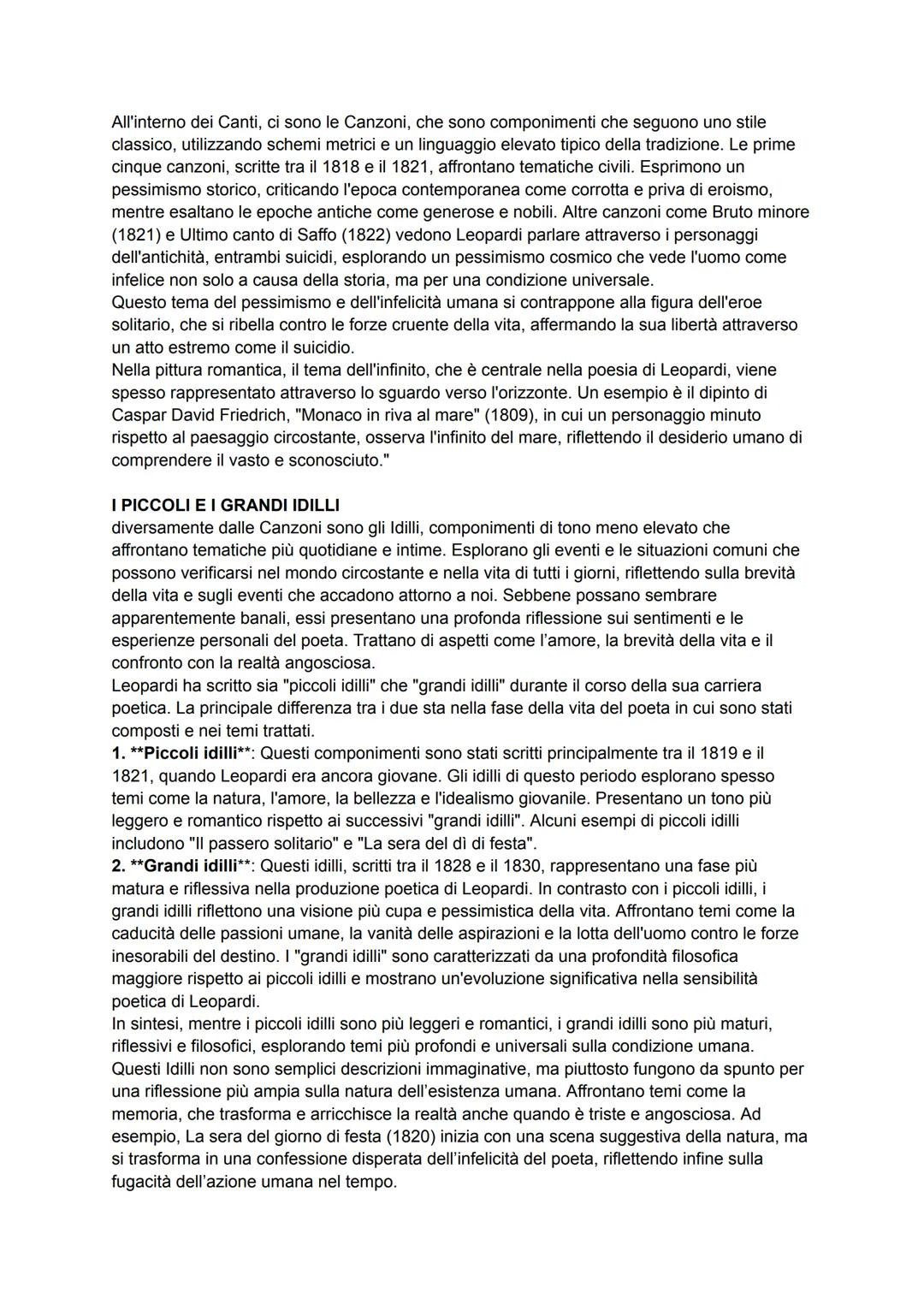 # GIACOMO LEOPARDI: vita
Giacomo Leopardi nasce a Recanati, nelle Marche, nel 1798 da una famiglia appartenente
alla nobiltà terriera. Cres