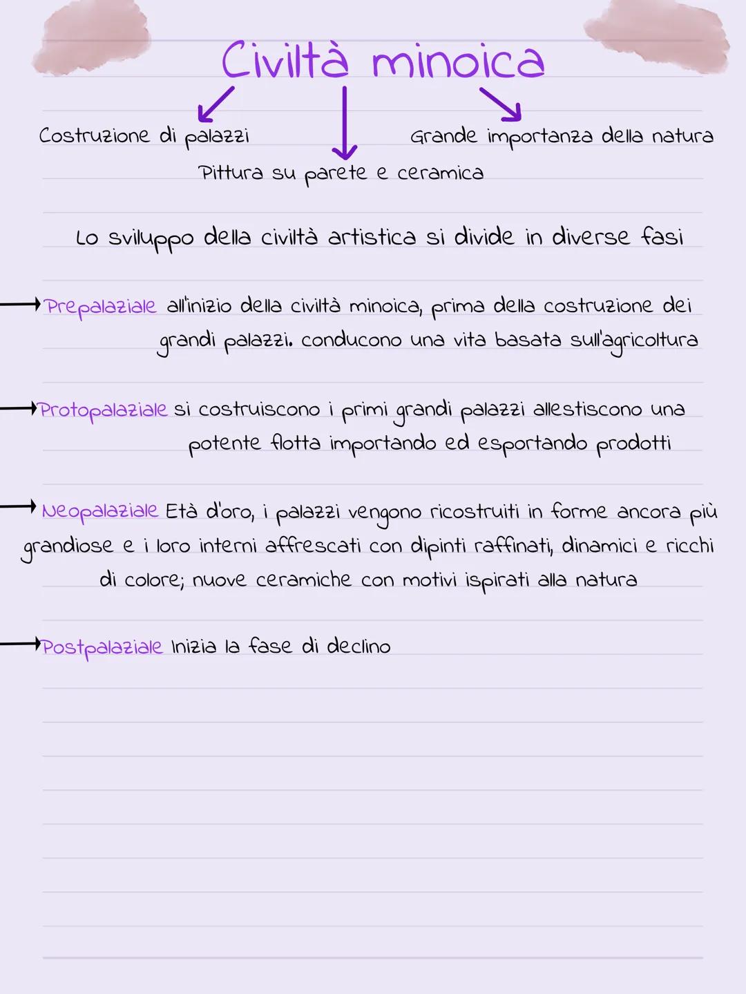 # Arte minoica e micenea
Le civiltà Cicladica, minoica e micenea sono considerate a
livello di cultura artistica come un'alta espressione p