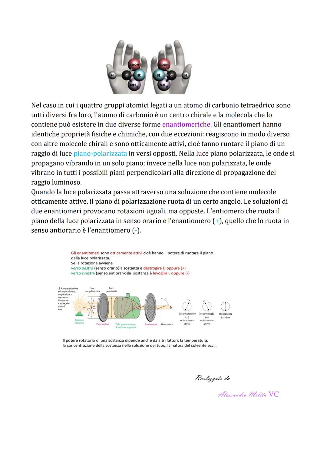 # L'isomeria
L'isomeria è molto comune in organica, dovuto principalmente alla presenza del
carbonio nelle catene delle molecole, in genera
