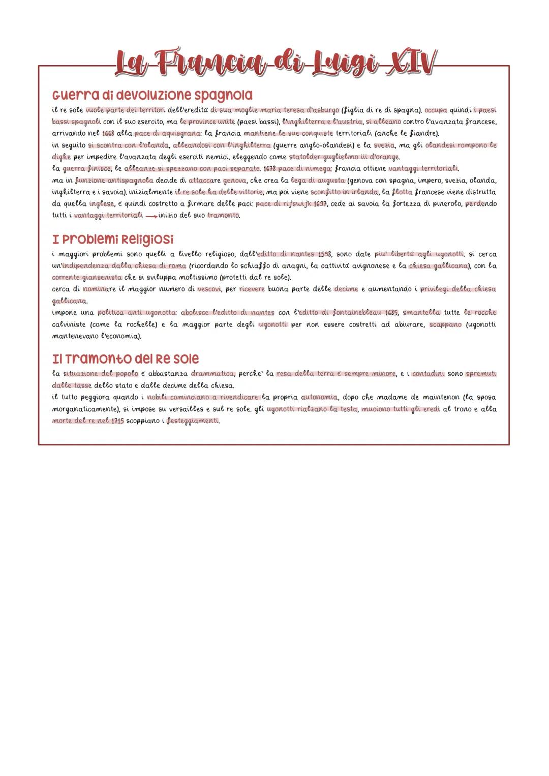 La Francia di Luigi XIV
Il Re Sole 1638-1715
luigi xiv, figlio di luigi xiii e anna d'austria, e l'emblema del potere assoluto, eredita la c