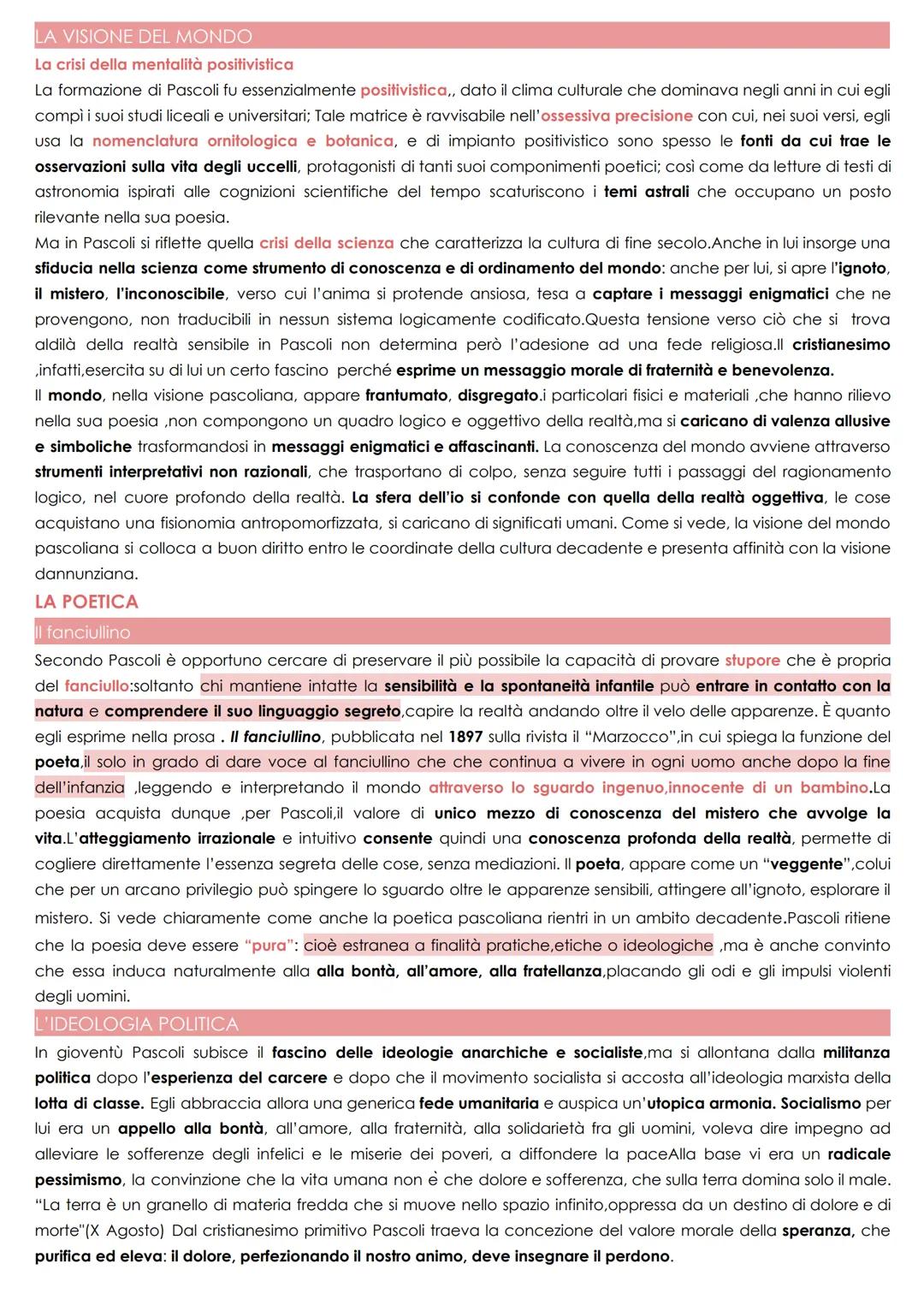 # Giovanni Pascoli
LA VITA
La giovinezza travagliata
Giovanni Pascoli nacque il 31 dicembre 1855 a San Mauro di Romagna, da una famiglia