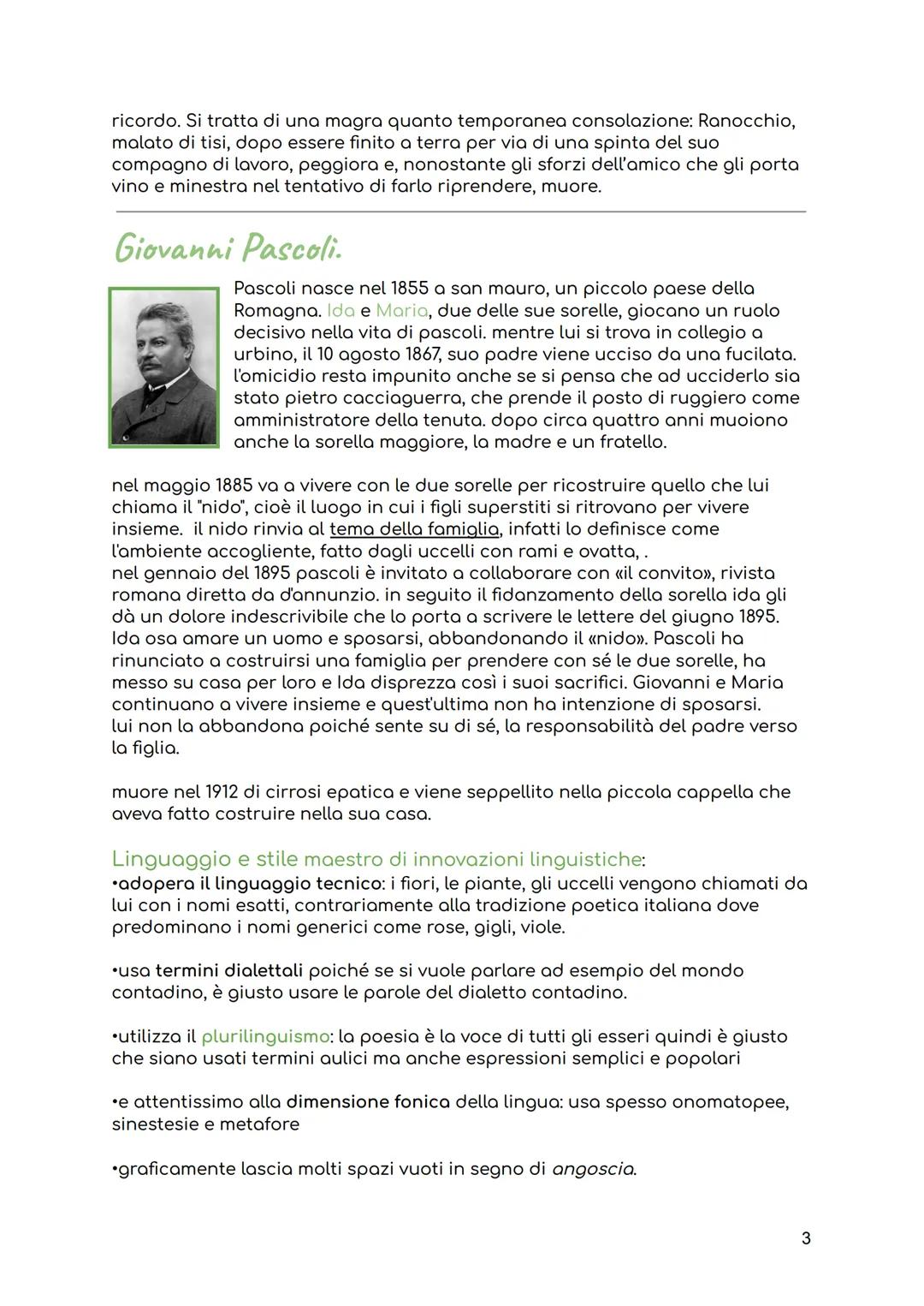 # Giovanni Verga.
Nasce a Catania nel 1840. Nel 1865 inizia a frequentare la città
di Firenze, in cui si stabilisce nel 1869. Nel 1866 pubb