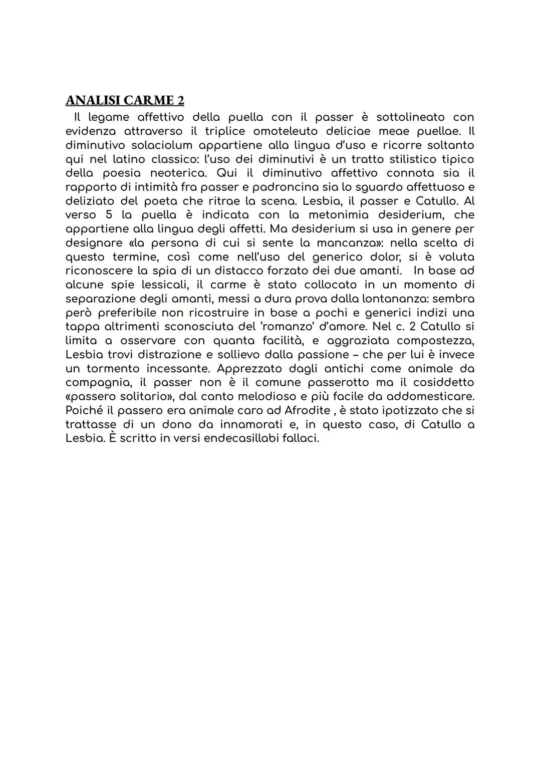 # ANALISI CARME 1
Con questo carme Catullo dedica all'amico storico Cornelio Nepote una
raccolta di poesie costituita esclusivamente da Car