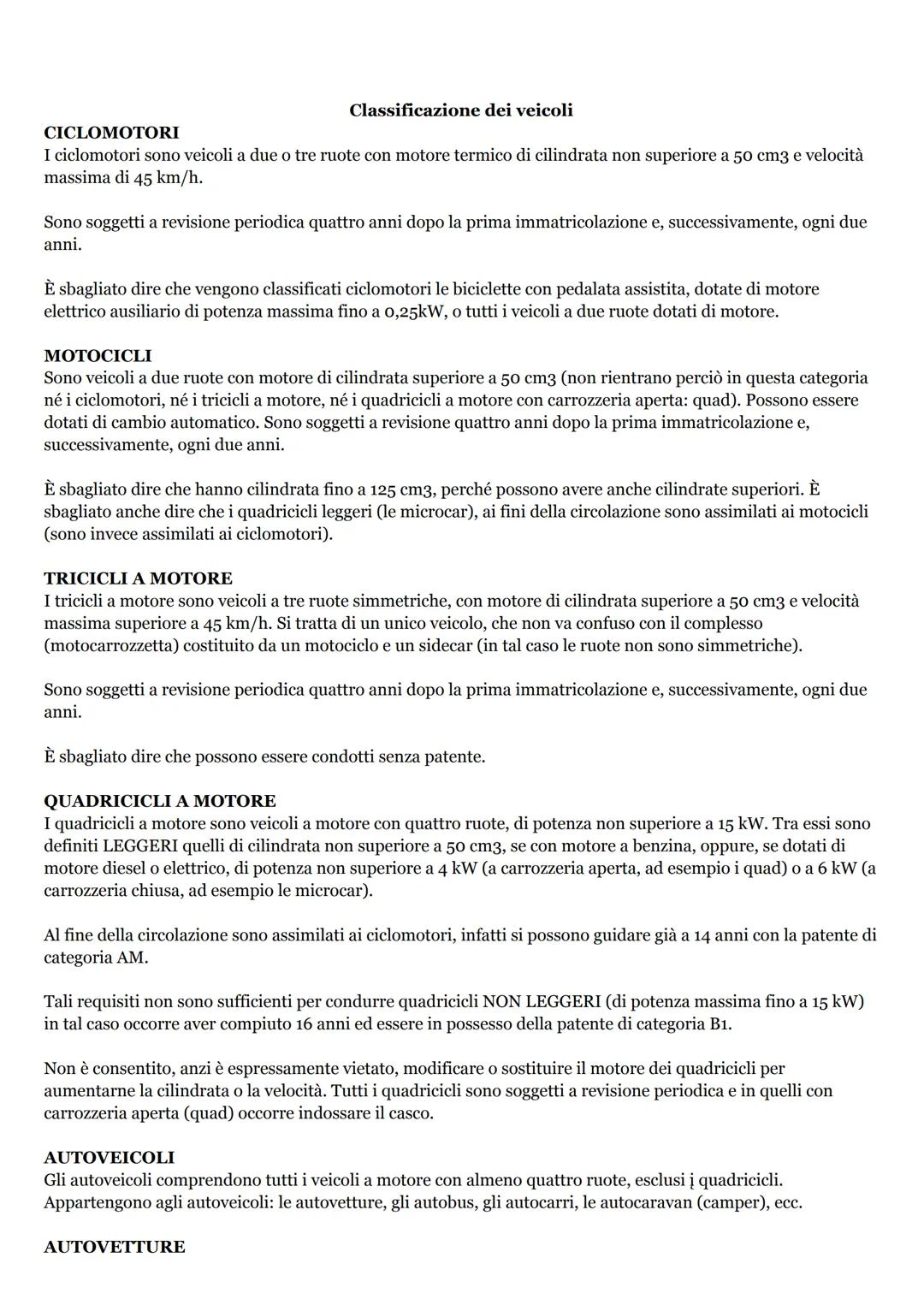 STRADA
Definizioni stradali
La strada è un'area aperta alla circolazione di veicoli, pedoni ed animali. Può essere a senso unico o a doppio